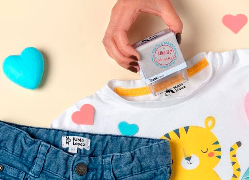 Marcar ropa de niños